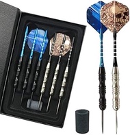 TX GIRL 6pcs Professional Steel Tip Darts Needle Darts Set Aluminum Shaft Dart For Indoor Sporting G