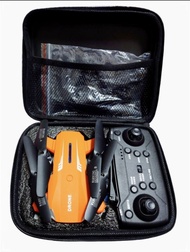 橙色Quadcopter UAV四軸無人機4k高清攝像航拍機WIFI連接手機定高remote control airplane折疊飛行器遙控飛機
