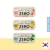 Lotte Zero Sugar Lemon Mint Candy 28g / Pepper Mint Candy 28g/Peach Mint Candy 28g