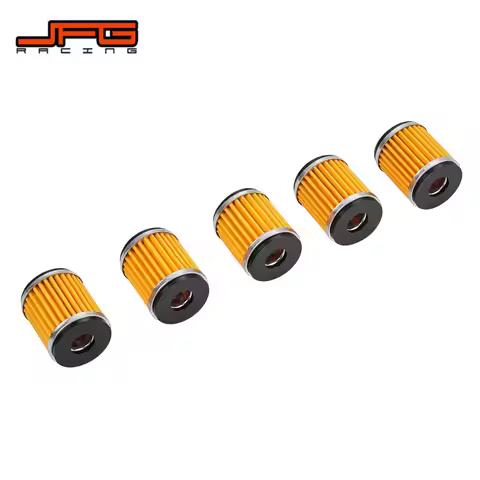 5PCS Motorcycle Engine Oil Filter For YAMAHA X-MAX300 YZF R15 EXCITER150 GP150 TTR250 WR250F WR400F