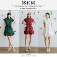 Ry4 LAFORE  DS1965 Bonnie Dress | Dress Katun Mini Busui Imlek CNY