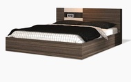 SB PLUS เตียงนอน VALENTINE 6 ฟุต // MODEL : B-6109-B ดีไซน์สวยหรู สไตล์ยุโรป เตียงหัวตรง มีช่องวางของ สินค้าขายดีมาก แข็งแรงทนทาน ขนาด 193x217x100 Cm