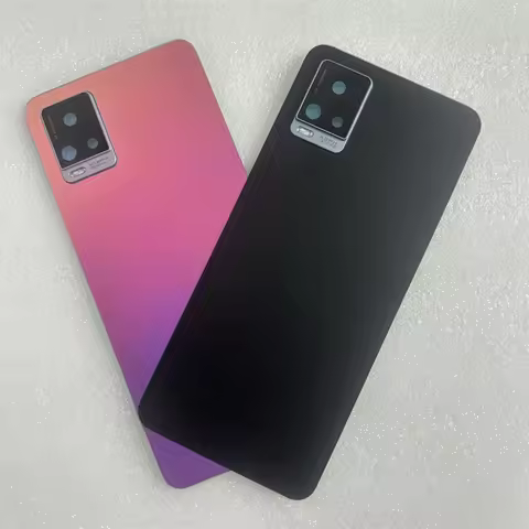 A+Battery Cover Rear Door Housing Case For Vivo V20 4G V2025 V2024 Back Cover With Camera Lens Repla