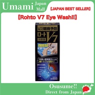 Eye Wash Rohto V7 Age-Related Fatigue Relief Vitamins 500mL Japan [Class 3 OTC]