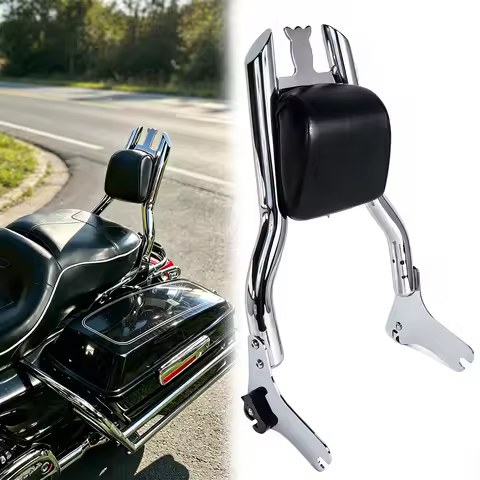 Motorcycle Rear Backrest Sissybar Passenger Quick Release Sissy Bar For Harley 97-08 Road King Stree