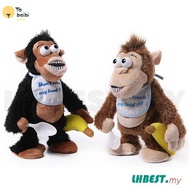 Electric Monkey Banana Monkey Magnetic Funny Plush Toys Eating Banana Toys Adults Gorilla Monkey Sen