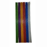 STIK LILIN ISI LEM TEMBAK 6 WARNA SOLID / GLITTER GLUE GUN LILIN STIK