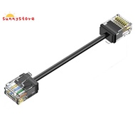 Patch Cable Cat 6 10Gbps 24 Pack Slim RJ45 UTP Network Cord Cat6/Cat6a for  Patch Panel to Switch Fl