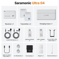 Saramonic Ultra ไมโครโฟนไร้สาย wireless mic ไมค์อัดเสียง ไมค์ตัดเสียงรบกวน สำหรับ Vlog iPhone Androi