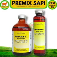 MEDOXY L 100 ml dan 50ml - Obat Injeksi Untuk Ayam Kucing Sapi Domba Kuda Sakit Snot Ngorok CRD Berak Hijau