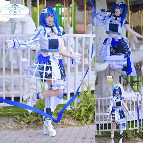 ‌VTuber Hololive 4th Gen EN Ouro Kronii Cosplay Outfit | Women Uniform Elegant Dress Full Set for An