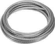 uxcell 1/4" (6mm) 25ft (8m) 304 Stainless Steel Cable Wire Rope 7 x 19 Strands Core PVC Coated Aircr