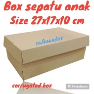 CHILDREN'S SHOE BOX SIZE 27x17x10 CM (BROWN)