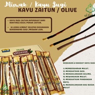MISWAK KAYU SUGI ZAITUN ALKHAIR 8'' / Kayu Sugi Zaitun Olive Siwak Batang Kecil Original