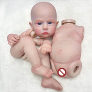 18-20นิ้วกล้องเด็กเกิดใหม่และหญิงสาวซิลิโคนไวนิลกับ3D วาดเส้นตุ๊กตาเด็กทารกจริงเหมือนจริง