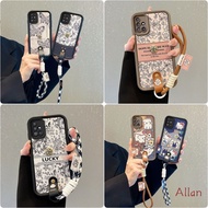 casing samsung a51 4g / m40s / a515f casing TPU Soft material phone case with lanyard BBND