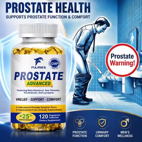 Advanced Saw Palmetto Capsules for Men Support Hair, Bladder , Urinary Tract & Prostate Health Reduc