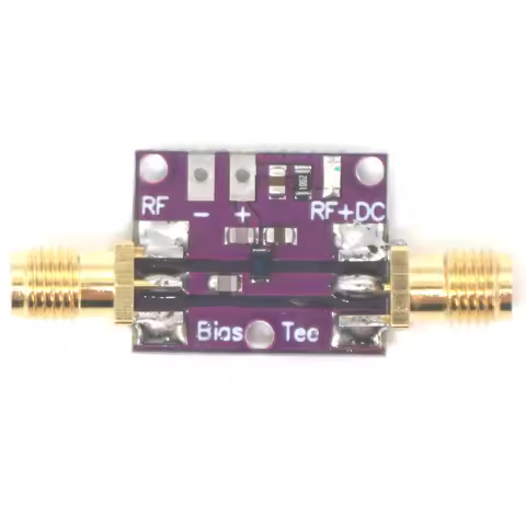 Bias Tee 10MHz -6GHz RF Biaser DC blocker Coaxial feed BiasTee for HAM radio RTL SDR LNA Low Noise W