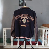 VARSITY LEATHER JACKET MCGREGOR