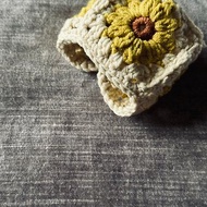 梨子設計單品 純手工編織 精梳純棉 向日葵 手環 手腕裝飾