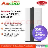 Europace Inverter Casement Aircon 9500BTU EAC10EUV
