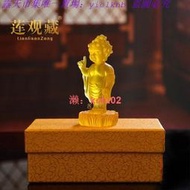 【現貨】精品仿琉璃指天指地太子佛寶寶佛像佛堂供奉釋迦摩尼佛浴佛節擺件*涵雅舍