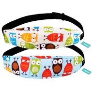 2 Packs Toddler Car Seat Neck Relief and Head Support, Pillow Support Head Band Easy Installation On