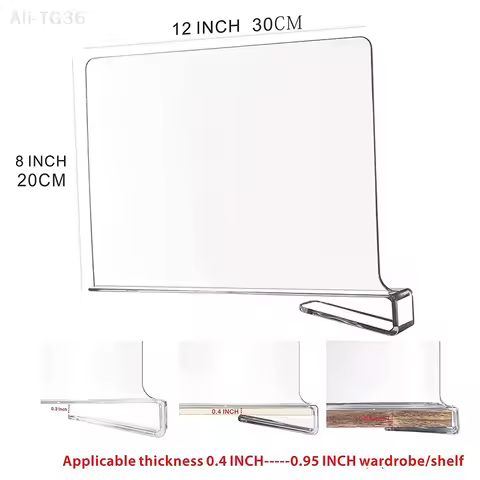 Acrylic Dividers Shelf Divider For Closets Organizers With Wooden Shelves Shelf Dividers Closet Purs