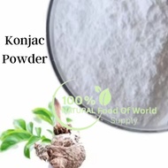 Pure Konjac Powder 魔芋粉 25g - 250g 生粉 Baking Konnyaku Glucomannan Food Grade Keto Gum Powder Jelly Noodle 生酮 蒟蒻粉