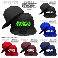 Snapback Tletong Dredger Hat - Tletong Dredger Hat - Words Hat