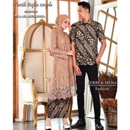 KEMEJA AQILA COUPLE TUNIC COUPLE TUNIC AND SHORT-SLEEVED SHIRT/ COUPLE CLOTHING SET MODERN KEBAYA