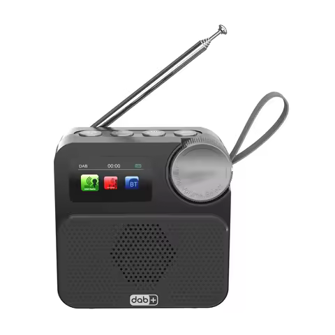 Bluetooth-compatible Internet FM Radio Rechargeable Portable FM Radio with 1.47inch Color Display Ex