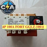 Change Over Switch/COS Manual/Ohm Switch 4P 100A FORT GGLZ-100/4 Change Over Switch (COS) or Transfe