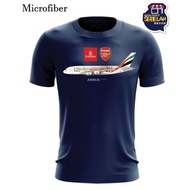 Emirates A380 livery with Arsenal football stars [Microfiber]/ Emirates A380 dengan pasukan permaina