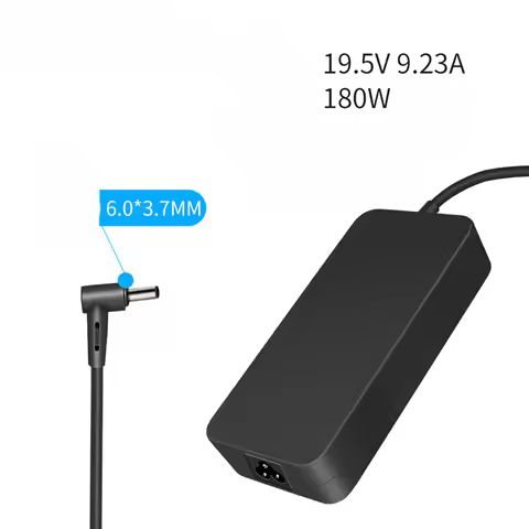 19.5V 9.23A 180W 6.0*3.7mm AC Laptop Adapter Power Charger For Asus A17-180P1A S7C GL504 FX95DU GX53
