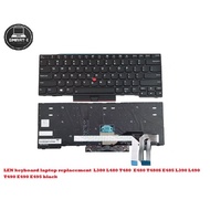 LEN keyboard laptop replacement  L380 L480 T480  E480 T480S E485 L390 L490 T490 E490 E495 black