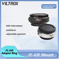 VILTROX JY-43F 4/3 Lens to Auto Focus Micro M4/3 Camera Adapter Mount for Olympus PL8 E-M5 E-PM1 E-M
