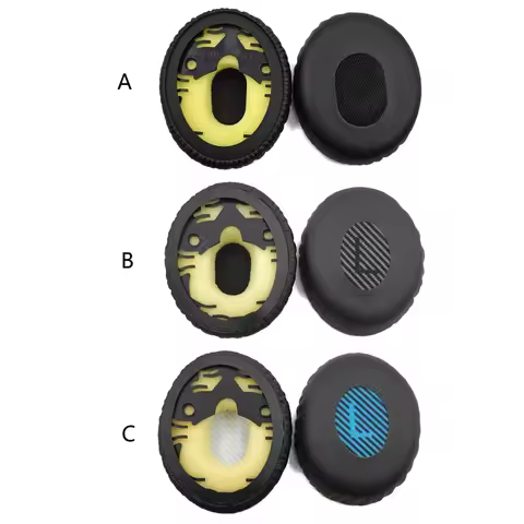 1Pair Earpads Ear Pads Cushion Earmuffs For Bose On-Ear OE, OE1, QC3 Headphones, High Quality Headse