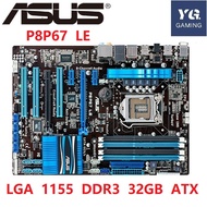 P8P67 LE Desktop motherboard P67 Socket LGA 1155 DDR3 32GB ATX Original Used mainboard
