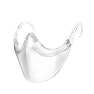 FCS1003K (Local Stock Now) Clear PC SMILLING FACE SHIELD Transparent Face Mask Make Up Visiable Face