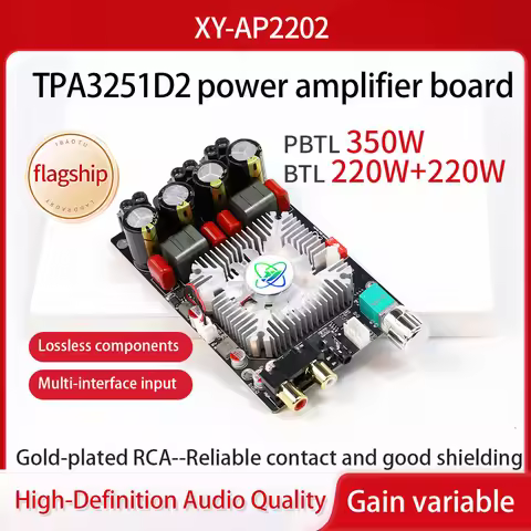 XY-AP2202 Pure Rear Stage Amplifier Board TPA3251 Audiophile Grade HiFi Digital Amplifier Board TPA3