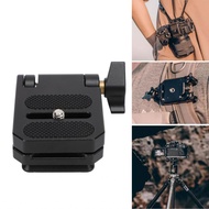 Camera L Bracket Plate  Anodized Foldable Anti Slip Pads 6.61lbs Load Capacity Quick Release Vertica