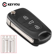 Wholesale Flip Remote Car Key Shell 2/3 Button For Hyundai I20 I30 IX35 I35 Accent Solaris Avante El
