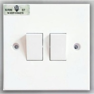 SWITCH - 1 WAY SWITCH 2 GANG - UMS