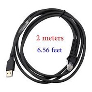 REFURBISHED (2M/6.56FT) Barcode scanner USB cable, converted to RJ45 data cable