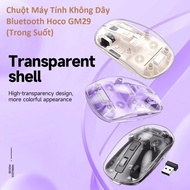 Chuột Máy Tính Không Dây Bluetooth Hoco GM35 và GM29 (Trong Suốt) Phiên Bảng Dùng Pin