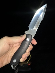 TTT​ FREE WOLF​ มีดเดินป่า​ วัสดุ​ใบ:5Cr13mov​ งาน​เต็ม​ มี​2​แบบ​ให้เลือก​