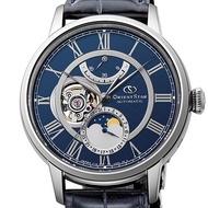 ORIENT STAR Moonphase Mechanical Classic Watch (Blue) - (RE-AM0002L)