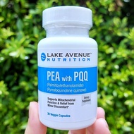 พีอีเอ + พีคิวคิว PEA (Palmitoylethanolamide) with PQQ 30 Veggie Capsules (Lake Avenue Nutrition®)