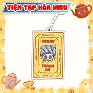 Móc Khóa Keychain Mô Hình Đứng Standee Lò Xo Negav Anh Trai Say Hi Gerdnang Em Bé Quách Đạt Phúc Quà